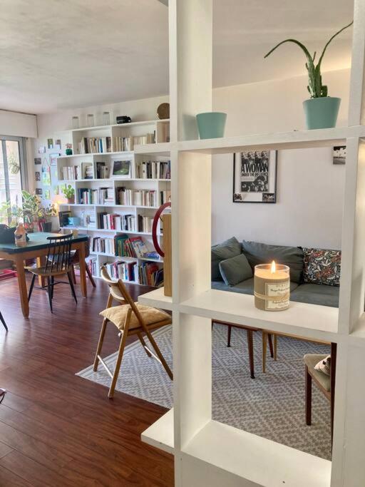 Paris : Appartement Familial Avec Parking Prive Clichy Exterior photo